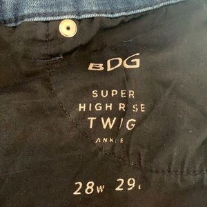 Urban Outfitters jeans. Super high rise 28w 29l